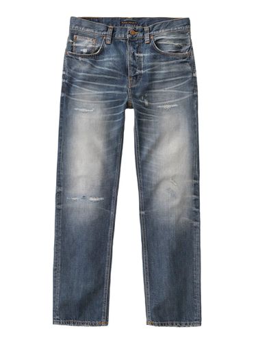 Sleepy Sixten Repaired Vintage Men's Organic Jeans W27/L30 Sustainable Clothing - Nudie Jeans - Modalova