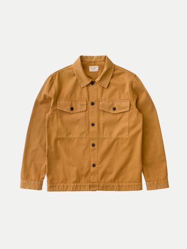 Colin Utility Overshirt Camel Men's Organic Shirts Small Sustainable Clothing - Nudie Jeans - Modalova