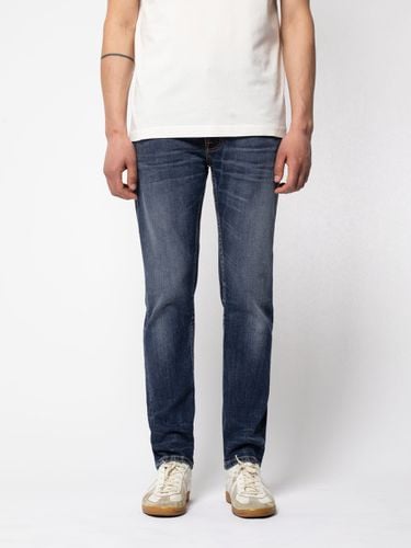 Lean Dean Worn Indigofera Mid Waist Slim Tapered Fit Men's Organic Jeans W24/L28 Sustainable Denim - Nudie Jeans - Modalova