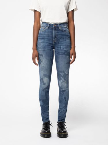 Hightop Tilde Cyanotype I High Waist Tight Fit Women's Organic Jeans W24/L28 Sustainable Denim - Nudie Jeans - Modalova