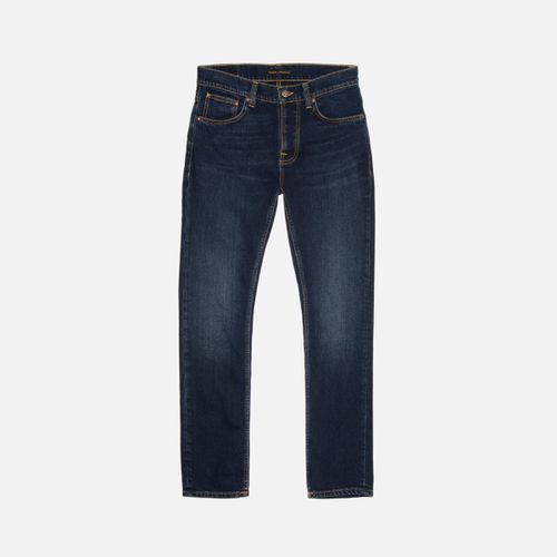 Grim Tim New Ink Mid Waist Slim Fit Men's Organic Jeans W27/L28 Sustainable Denim - Nudie Jeans - Modalova