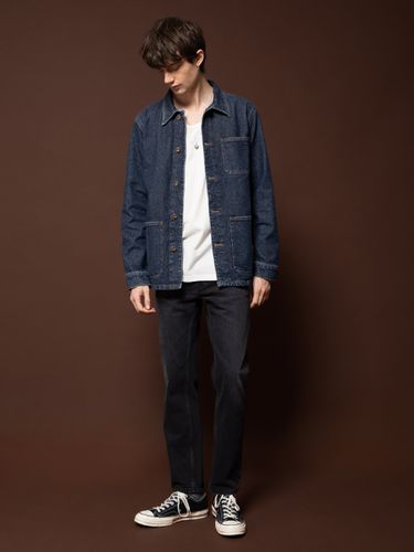 Worker Jacket Darkwash Rebirth Organic Jackets X Small Sustainable Clothing - Nudie Jeans - Modalova
