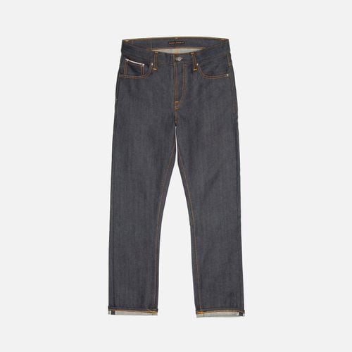 Grim Tim Dry Original Selvage Mid Waist Slim Fit Organic Selvedge Jeans W27/L30 Sustainable Denim - Nudie Jeans - Modalova
