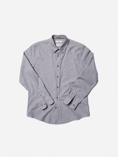 John Button Down Shirt Bluemelange Men's Organic Shirts X Small Sustainable Clothing - Nudie Jeans - Modalova