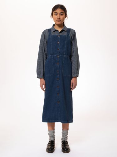 Mona Denim Dress Washed Out Denim Women's Organic Skirts X Small Sustainable Clothing - Nudie Jeans - Modalova