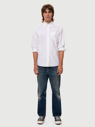 John Button Down Shirt Oxford Offwhite Men's Organic Shirts Large Sustainable Clothing - Nudie Jeans - Modalova