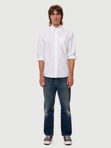 John Button Down Shirt Oxford Offwhite Men's Organic Shirts X Large Sustainable Clothing - Nudie Jeans - Modalova