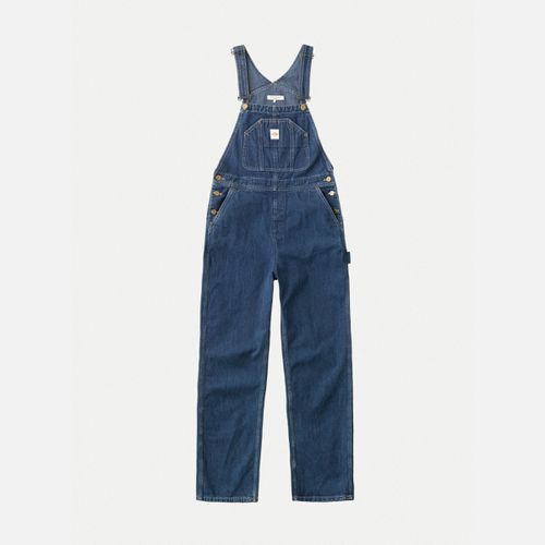 Astrid Denim Dungarees Utility Denim Women's Organic Jeans Small Sustainable Clothing - Nudie Jeans - Modalova