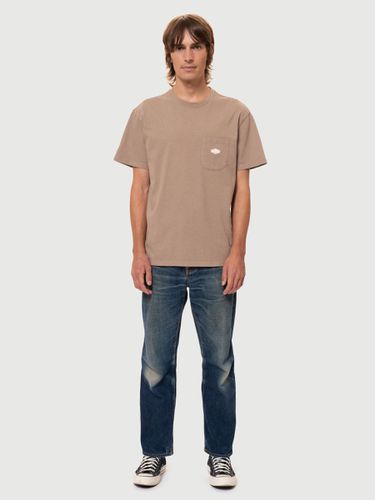 Leffe Pocket Tee Melange Men's Organic T-shirts X Small Sustainable Clothing - Nudie Jeans - Modalova