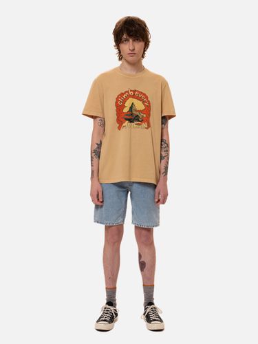 Roy Every Mountain Faded Sun Men's Organic T-shirts Large Sustainable Clothing - Nudie Jeans - Modalova