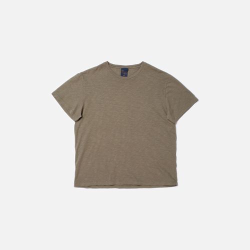 Roffe Slub T-Shirt Pale Olive Men's Organic T-shirts X Small Sustainable Clothing - Nudie Jeans - Modalova