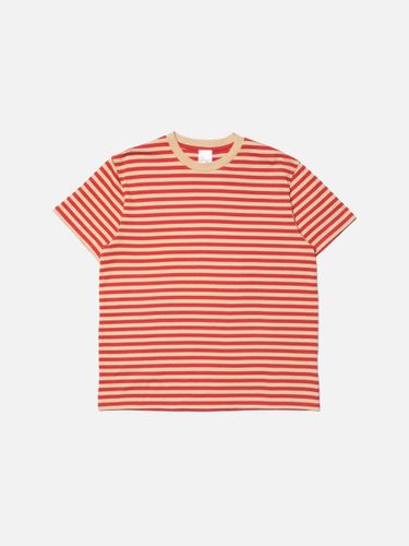 Leffe Breton Stripe Tee / Men's Organic T-shirts Large Sustainable Clothing - Nudie Jeans - Modalova