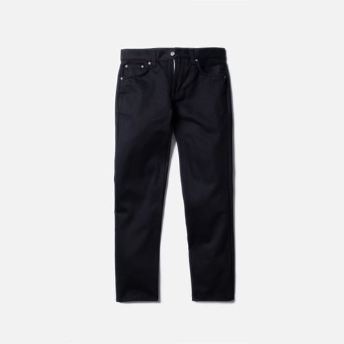 Gritty Jackson Dry Everblack Mid Waist Regular Straight Fit Men's Organic Jeans W26/L28 Sustainable Denim - Nudie Jeans - Modalova