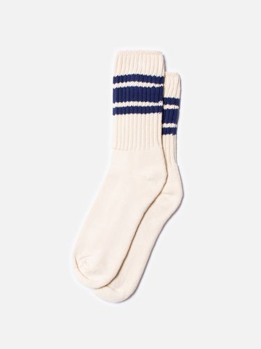 Vintage Sport Socks Offwhite Men's Organic One Size Sustainable Clothing - Nudie Jeans - Modalova