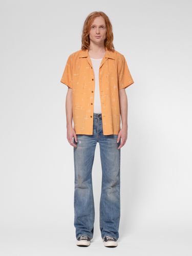 Arvid 50s Hawaii Shirt Ochre Men's Organic Shirts X Small Sustainable Clothing - Nudie Jeans - Modalova