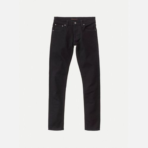 Tight Terry Everblack Mid Waist Tight Fit Men's Organic Jeans W24/L28 Sustainable Denim - Nudie Jeans - Modalova