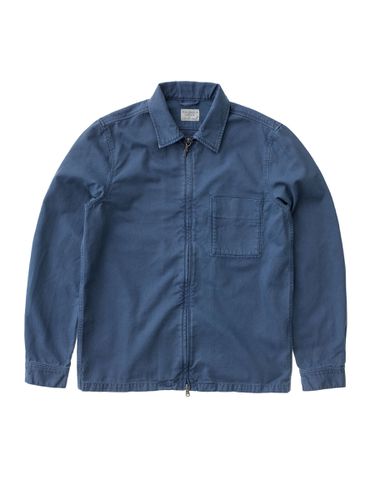 Sten Zip Canvas Oden Men's Organic Shirts Small Sustainable Clothing - Nudie Jeans - Modalova