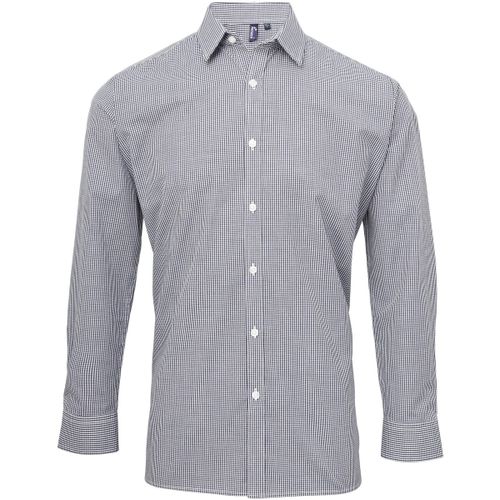 Microcheck men's Long sleeved Shirt in - Premier - Modalova