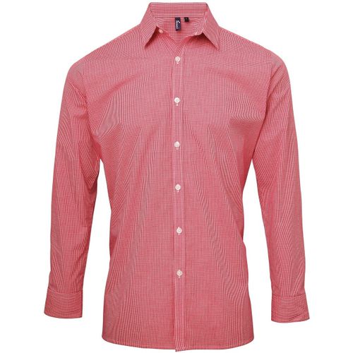 Microcheck men's Long sleeved Shirt in - Premier - Modalova