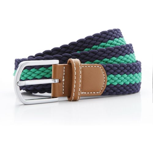 Asquith & Fox Two Colour Stripe men's Belt in - Asquith & Fox - Modalova