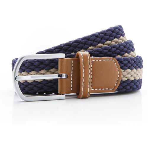 Asquith & Fox Two Colour Stripe men's Belt in - Asquith & Fox - Modalova