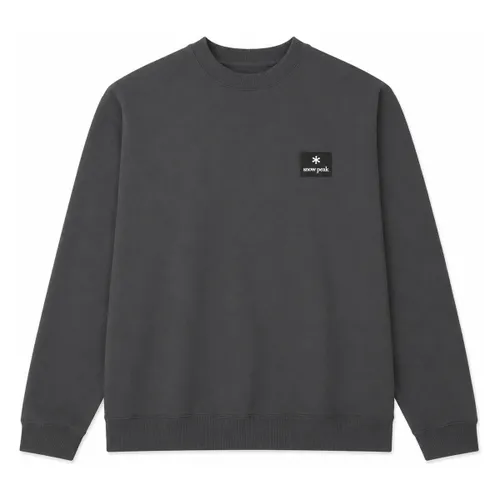 Square Logo Sweatshirt Charcoal men's Sweatshirt in - Snow Peak - Modalova