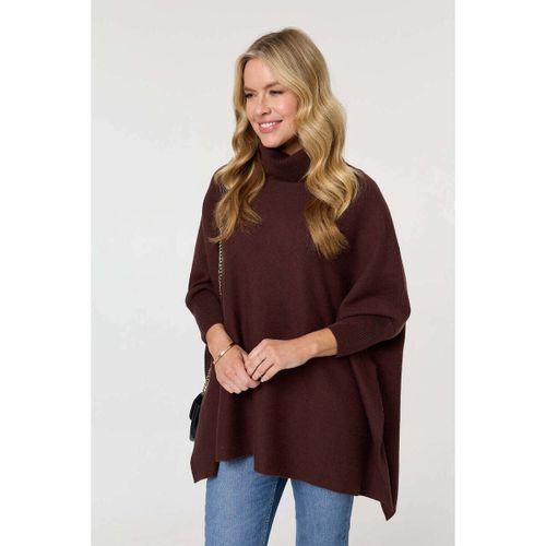 Oversized Roll Neck Pullover women's Ponchos / Rain capes in - Izabel London - Modalova
