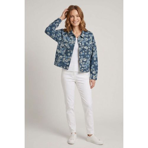 Floral Relaxed Denim Jacket men's in - Izabel London - Modalova
