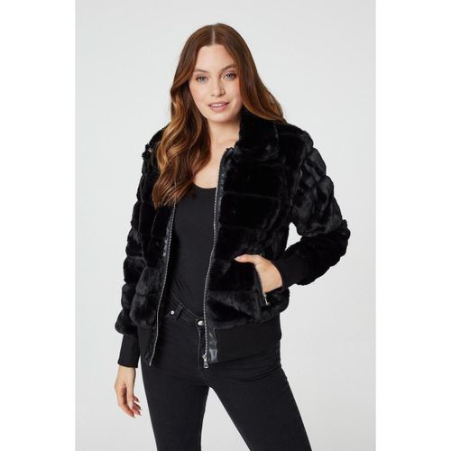 Faux Fur Zip Front Jacket men's in - Izabel London - Modalova