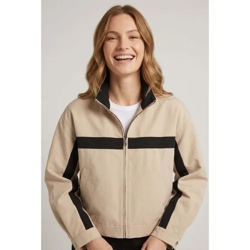 Collared Zip Front Boxy Jacket men's in - Izabel London - Modalova