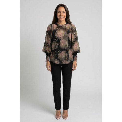 Printed Long Sleeve Layered Blouse men's in - Izabel London - Modalova