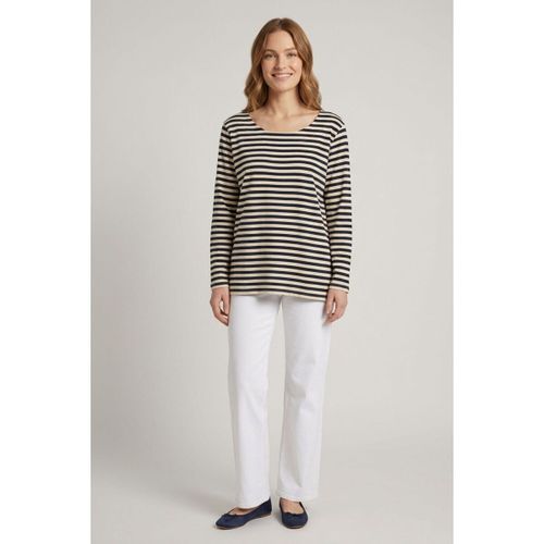 Striped Relaxed Long Sleeve Top men's Long sleeved Shirt in - Izabel London - Modalova
