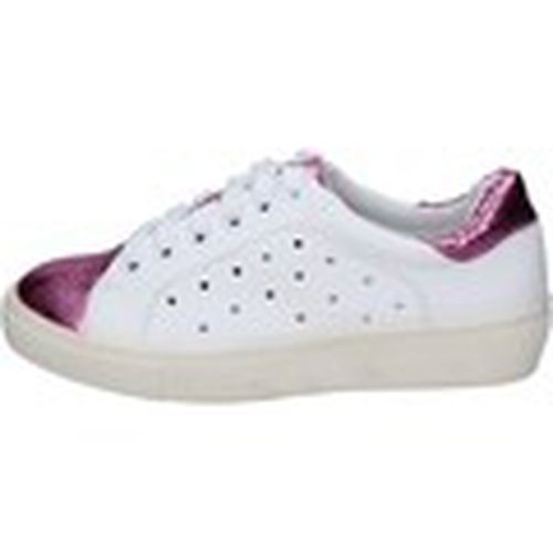 Sneaker sneakers weiß pink synthetisches leder BS78 - Francescomilano - Modalova