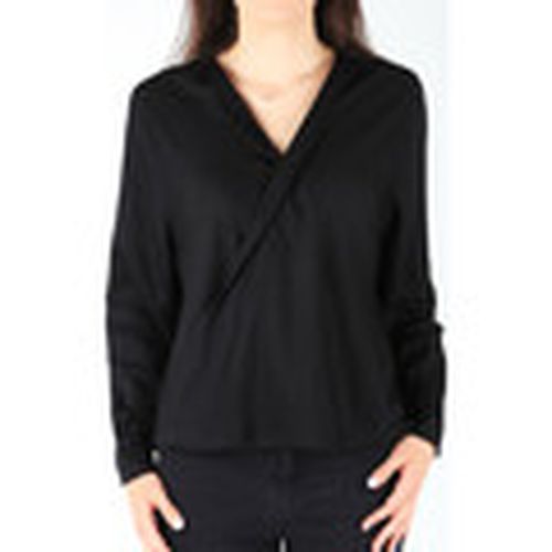 Blusen Damenhemd L/S Wrap Shirt Black W5180BD01 - Wrangler - Modalova