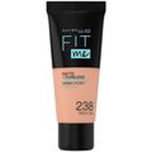 Base de maquillaje Fit Me Matte+poreless Foundation 238-rich Tan para mujer - Maybelline New York - Modalova