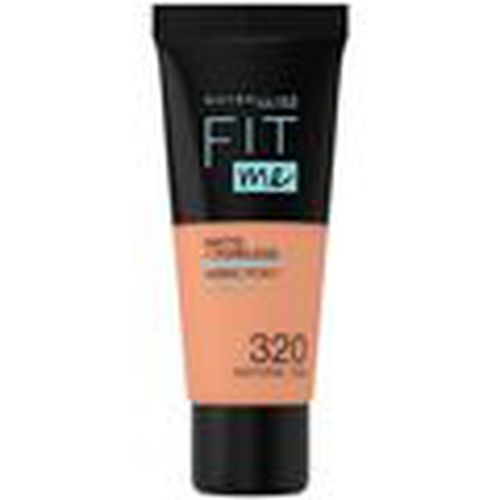 Base de maquillaje Fit Me Matte+poreless Foundation 320-natural Tan para mujer - Maybelline New York - Modalova