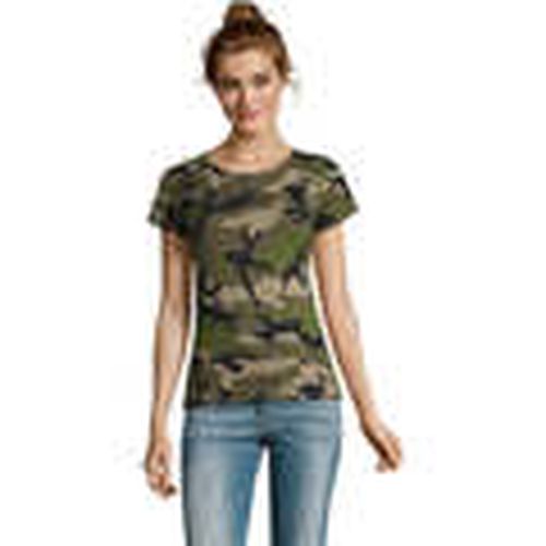 Camiseta CAMISETA camuflje mujer CUELLO REDONDO de algodón para mujer - Sols - Modalova