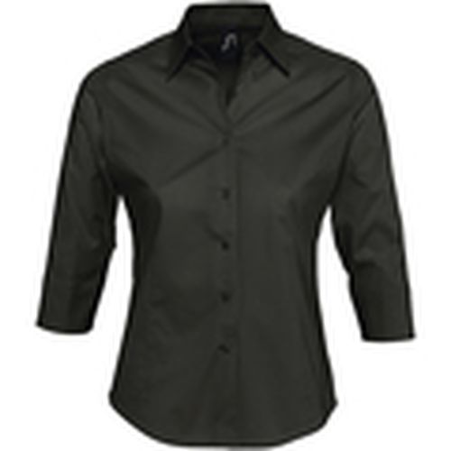 Camisa EFFECT ELEGANT-CAMISA STRETCH MUJER MANGAS 3/4 de algodon para mujer - Sols - Modalova
