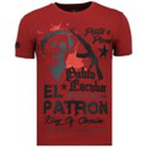 Camiseta El Patron Pablo Rhinestone para hombre - Local Fanatic - Modalova