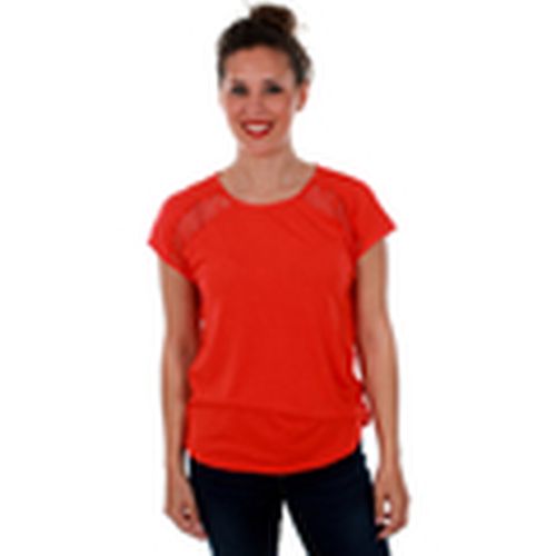 Camiseta 10212479 VMPHILIPPA SL TOP JRS FIERY RED para mujer - Vero Moda - Modalova