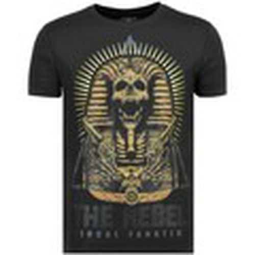 Camiseta Rebel Pharaoh Rhinestone Hombre W para hombre - Local Fanatic - Modalova
