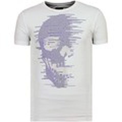 Camiseta Rhinestones Skull Glitter Hombre para hombre - Local Fanatic - Modalova