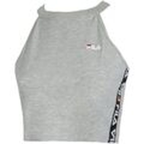 Tops y Camisetas MELODY CROPPED TOP B13 - LIGHT GREY MELANGE 687074 para mujer - Fila - Modalova