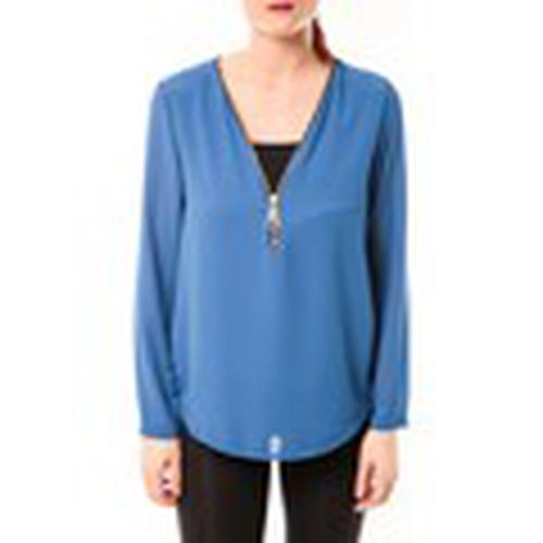 Camisa Chemisier Simple Bleu para mujer - Vera & Lucy - Modalova