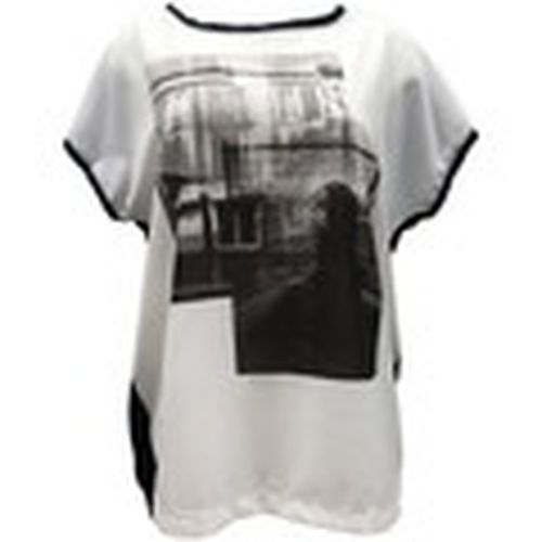 Camiseta Weei SL Wide Top 10113882 Noir para mujer - Vero Moda - Modalova