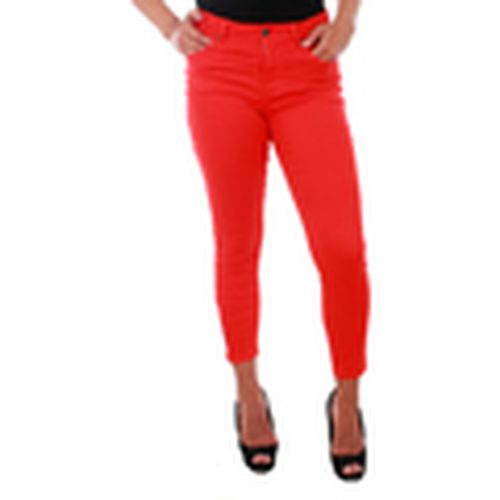 Jeans 10209869 VMHOT SEVEN MR SLIM ANK ZIP PANTS COLOR FIERY RED L32 para mujer - Vero Moda - Modalova