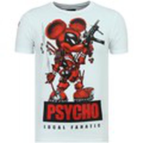 Camiseta Psycho Mouse Rhinestone Camiseta para hombre - Local Fanatic - Modalova