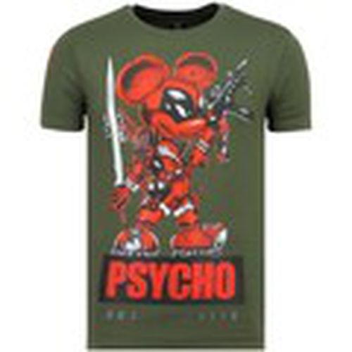 Camiseta Psycho Mouse Rhinestone Hombre G para hombre - Local Fanatic - Modalova