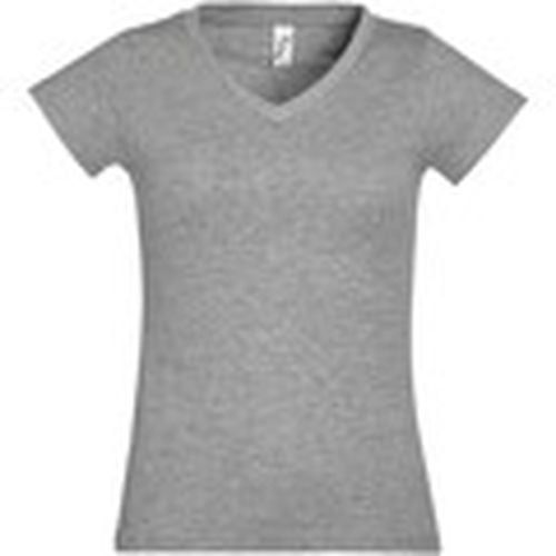 Camiseta MOON COLORS GIRL-camiseta mujer cuello pico - 100% algodón para mujer - Sols - Modalova