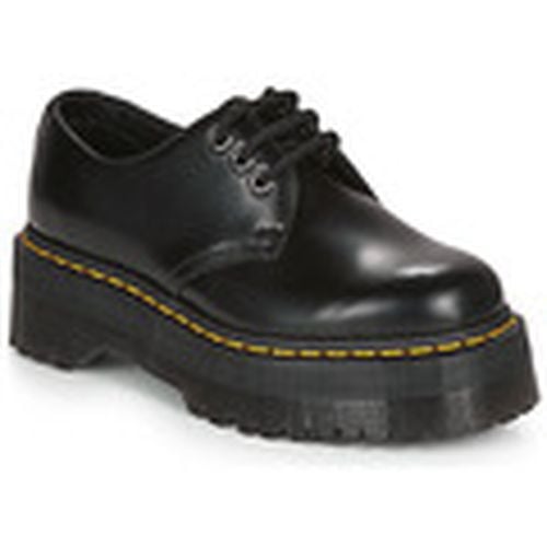 Zapatos Hombre 1461 QUAD BLACK POLISHED SMOOTH para hombre - Dr. Martens - Modalova